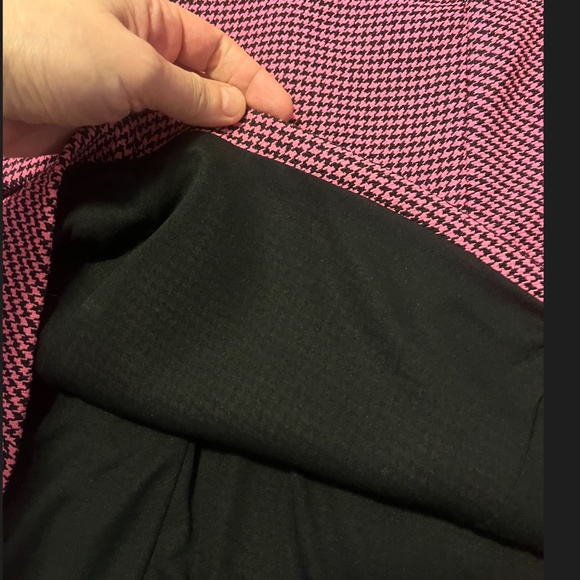 Zara pink and black houndstooth blazer dress NWT - Picture 6 of 10